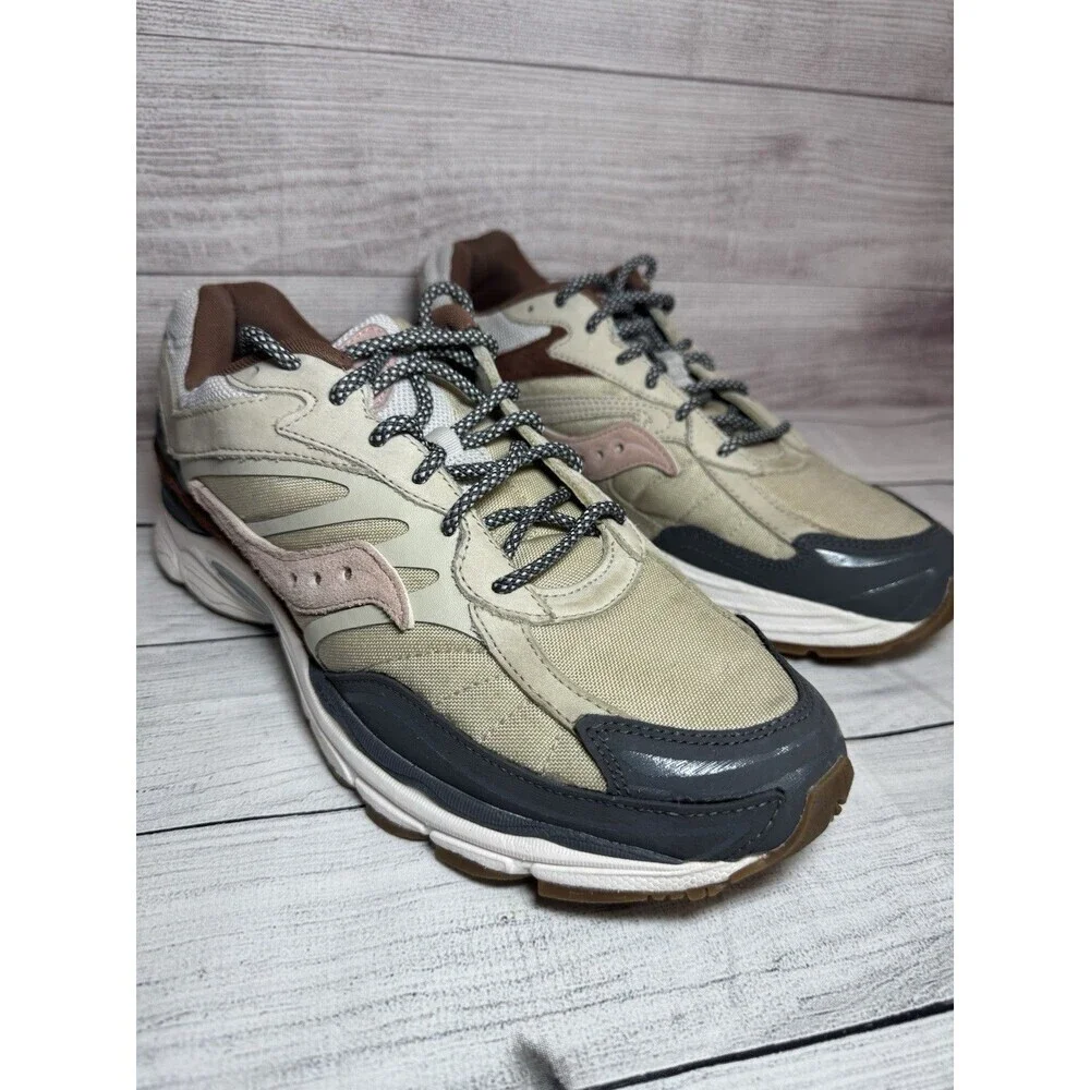 Saucony SNEAKERS PROGRID Ommi  9 S70807-1 TAN GRAY BROWN  Men’s Size 12